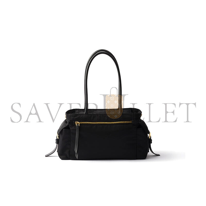 PRADA EXPLORE MEDIUM RE-NYLON AND LEATHER TOTE BAG 1BG596 (31*17*11cm) PRADA EXPLORE MEDIUM RE-NYLON AND LEATHER TOTE BAG 1BG596 (31*17*11cm)